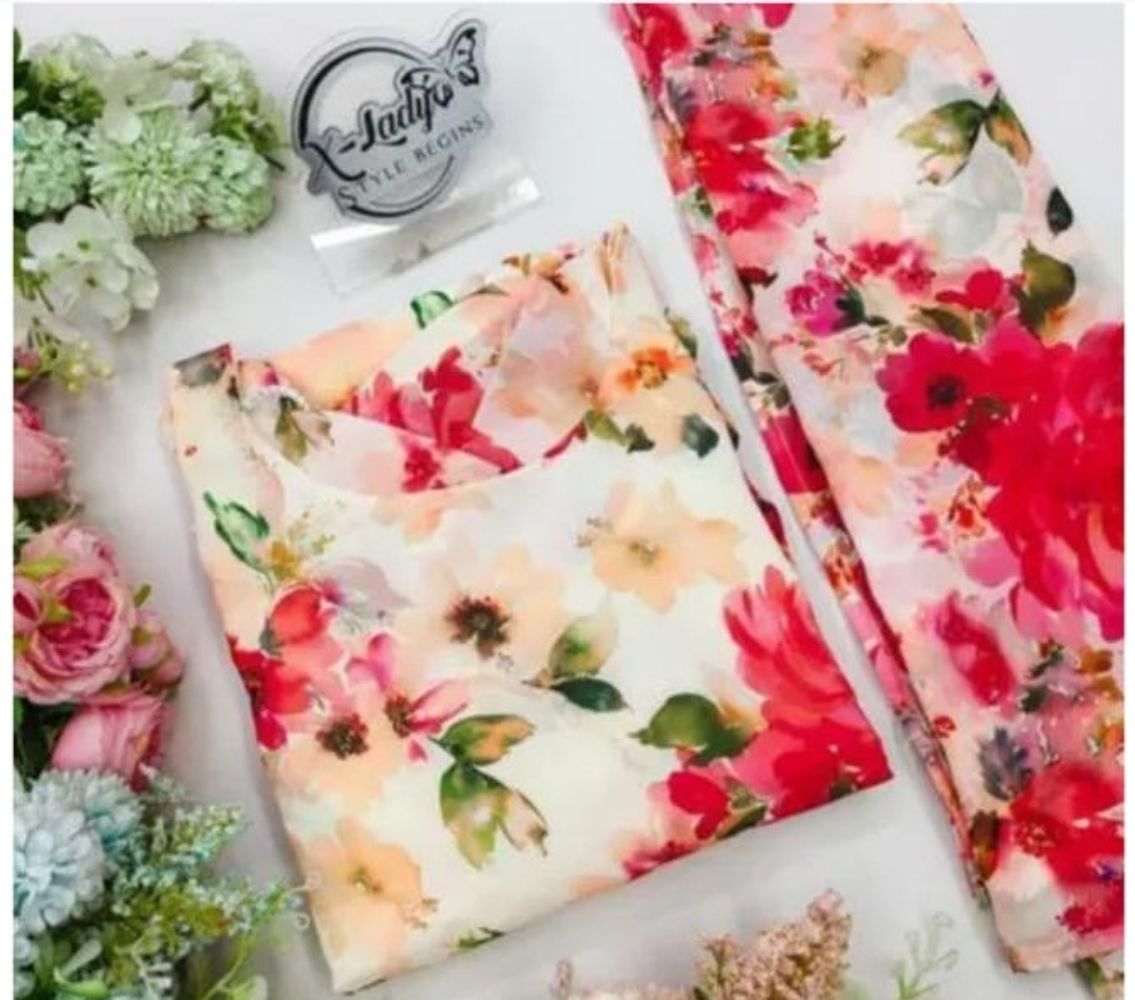 Dishitha Creation Women Floral Printed Designer Gown - Pink - Distacart
