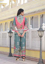 Thumbnail for Printed Pure Muslin Co-Ords Set Luxury Premium, Multicolor - Hiral Fashion - Distacart