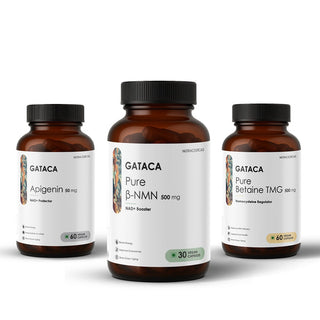GATACA The Scale Stack (Pure β-NMN 500 mg, Apigenin 50 mg, Pure Betaine TMG 500 mg)
