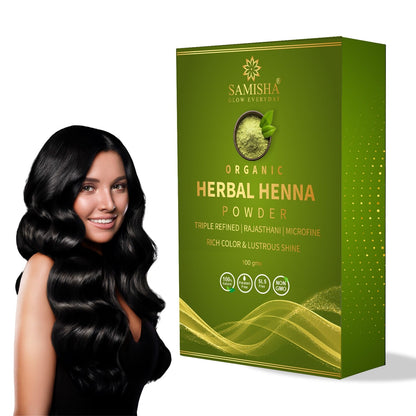 Samisha Henna Leaves Powder - Distacart