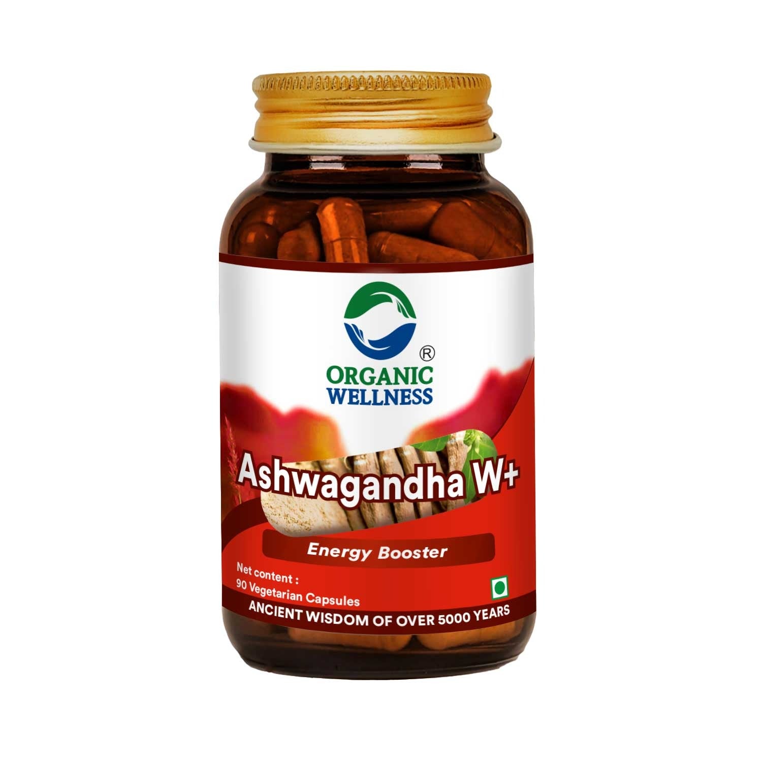 Organic Wellness Ashwagandha W+ Capsules - Distacart
