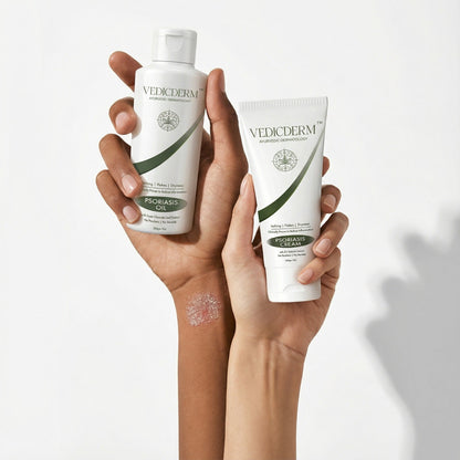 VedicDerm Sensitive Skin Bundle for Psoriasis, Eczema, Atopic Dermatitis - Distacart