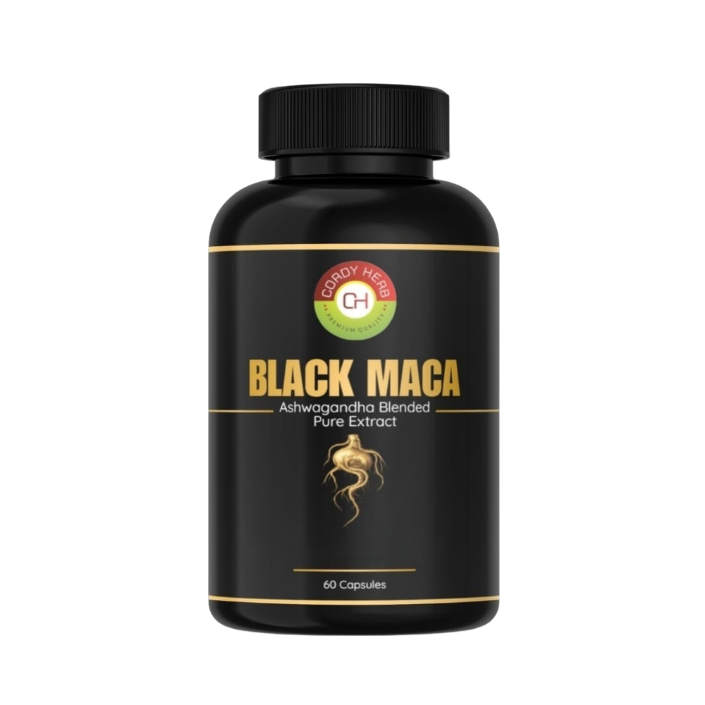 Cordy Herb Black Maca Ashwagandha Extract Capsules - Distacart