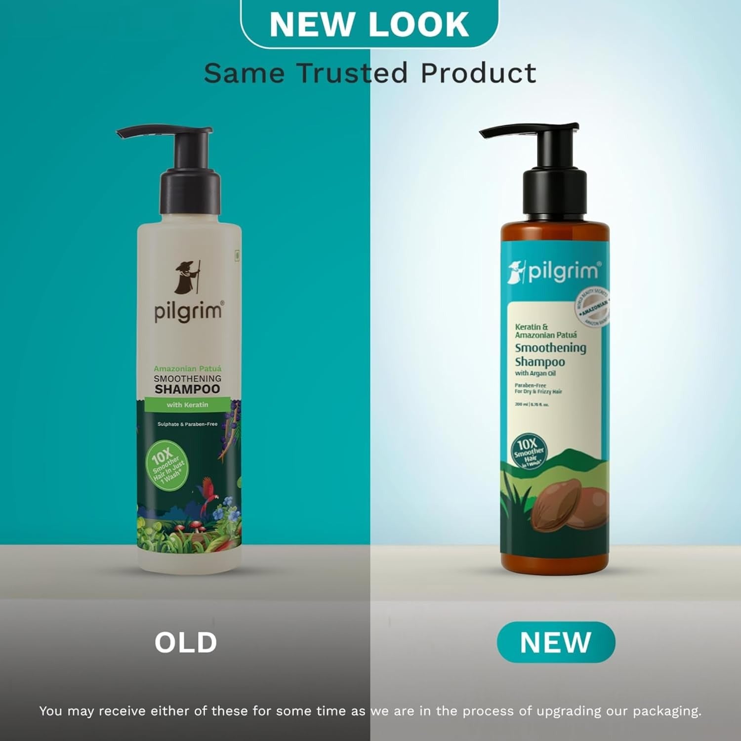 Pilgrim Patua & Keratin Hair Smoothening Shampoo For Dry & Frizzy Hair - Dista
