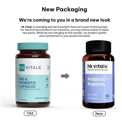 HK Vitals Pre and Probiotics Capsules - Dista