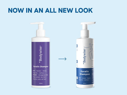 BeBodywise Keratin Hair Fall Control Shampoo - Dista