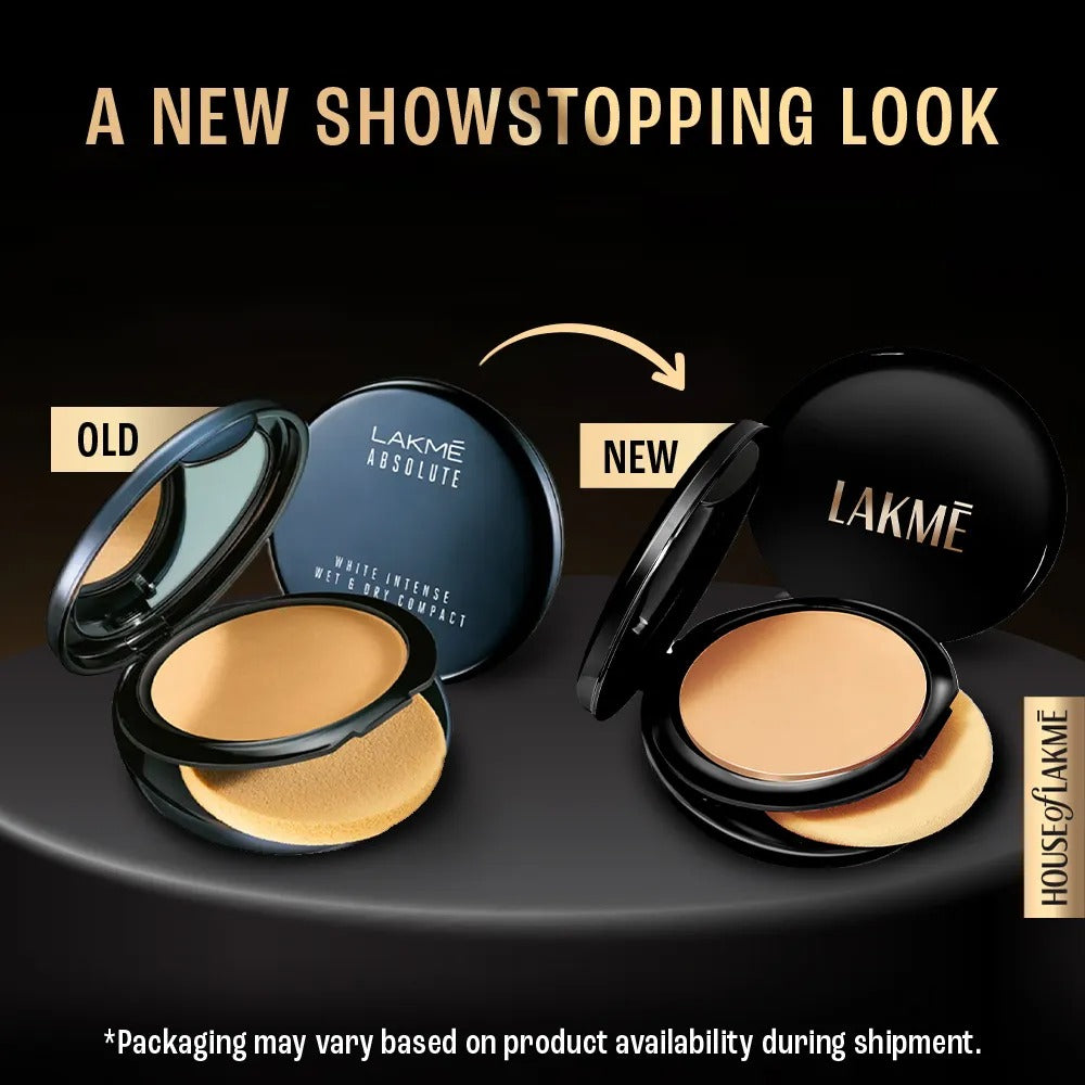 Lakme Absolute White Intense Wet & Dry Compact - Rose Fair - Dista