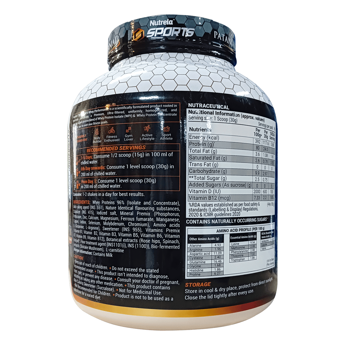 Patanjali Nutrela Sports Whey Per (Fvic)