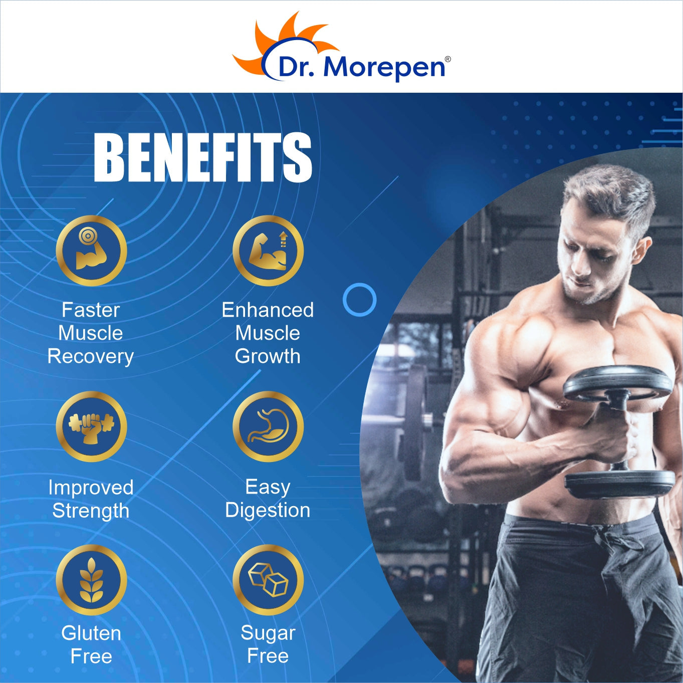 Dr. Morepen Muscle Food Whey Protein