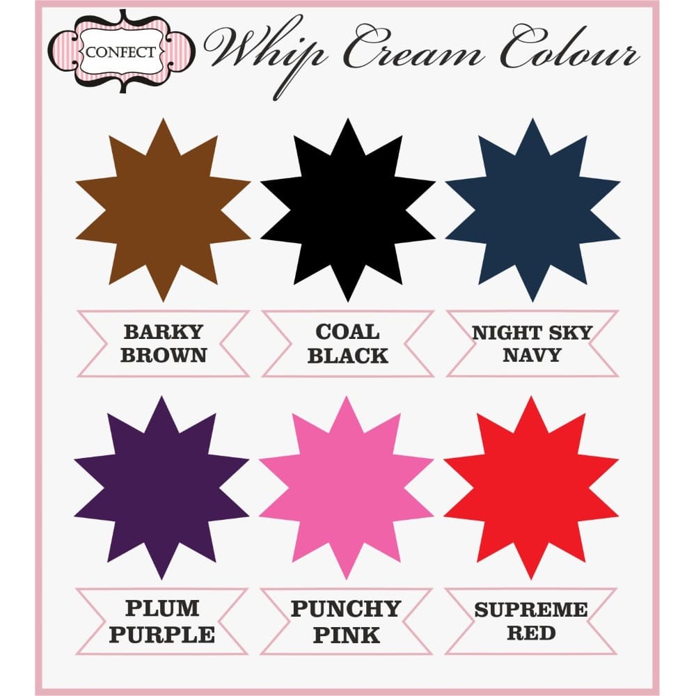 confect plum purple whip cream colour br b 20 g b
