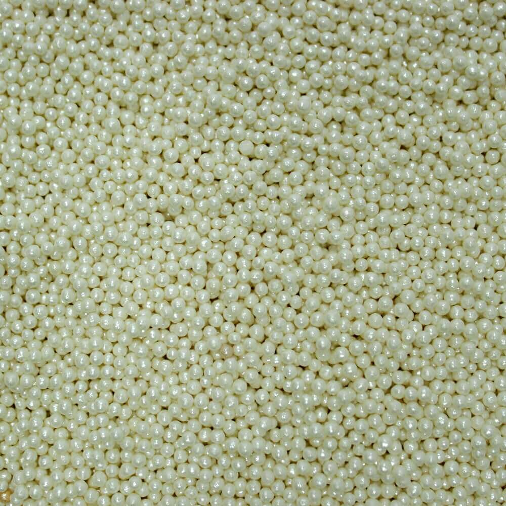 white disco balls sprinkles 2 mm 120g