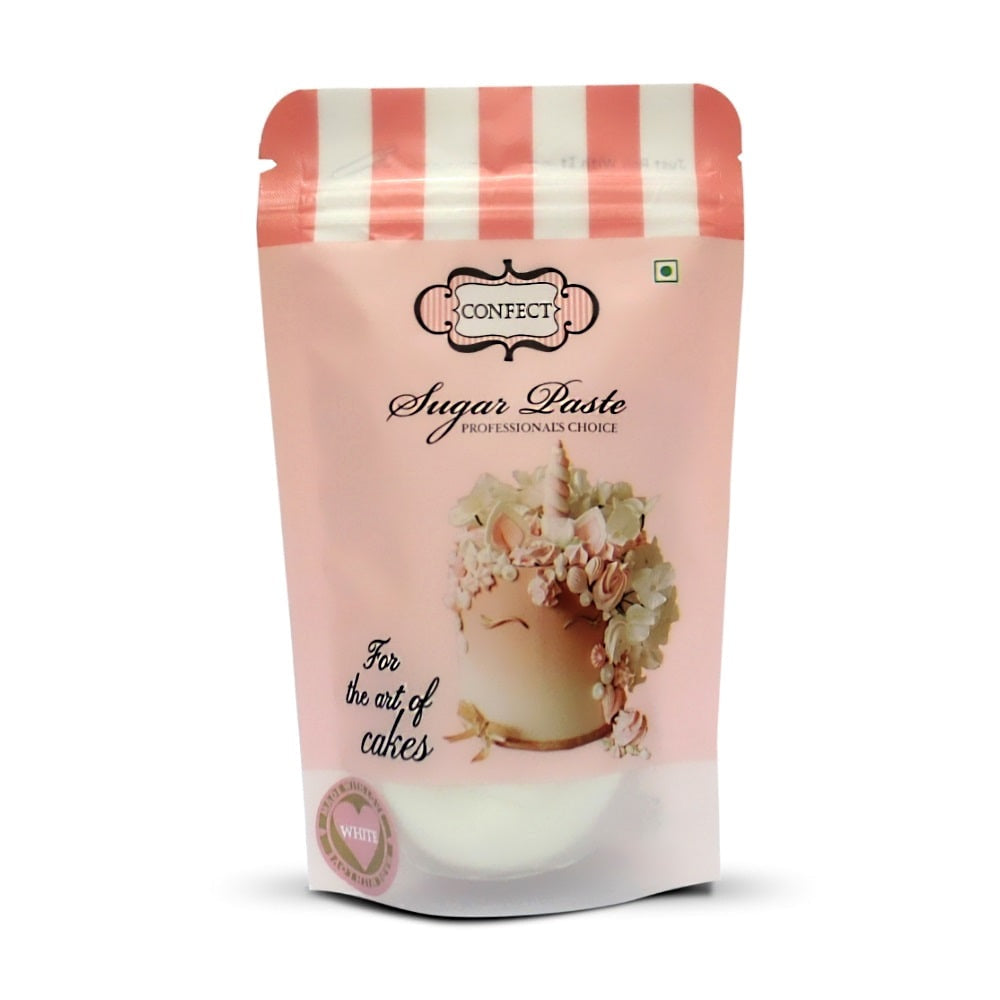 confect white nutritional sugarpaste 250 gms