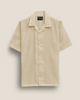 Fabmade Men’S Beige Cotton Shirt - Distacart