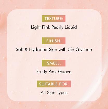 mCaffeine Guava Tini De-Tan Body Wash - Distacart