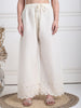 TAG 7 Women Floral Hem Design Flared Ethnic Palazzos - Distacart
