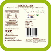 Thumbnail for The Indian Chai - Memory Zest Tea - Distacart