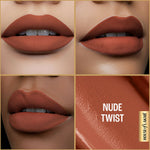 Thumbnail for Lakme Ultimate Glam Matte Liquid Lipstick - Nude Twist