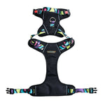 Thumbnail for Waggety Adjustable Full Body Dog Harness - Comfortable Fit, Lightweight Polyester, Black