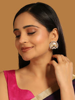 Thumbnail for Nuyug 22K Gold Plated Crescent Glow Earrings
