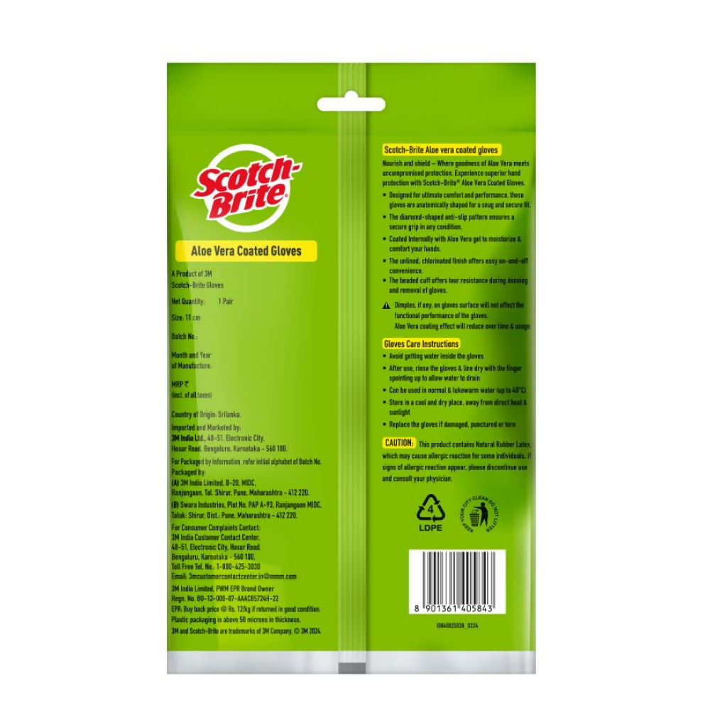 Scotch-Brite Aloe Vera coated Gloves - L - Dista