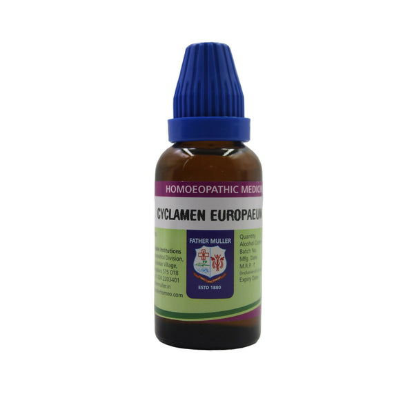 Father Muller Cyclamen Europaeum Mother Tincture Q - Distacart