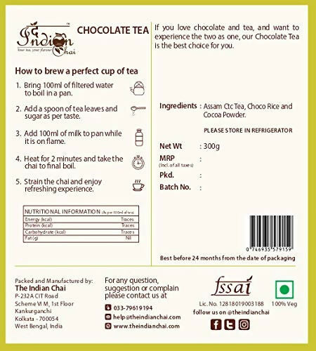 The Indian Chai - Chocolate Tea - Distacart