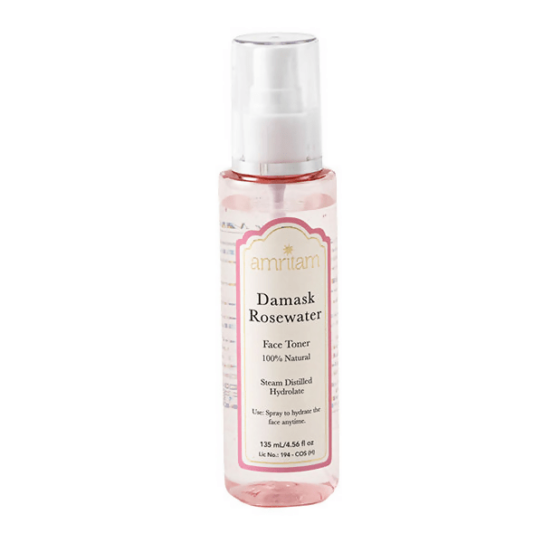 Amritam by Good Earth Damask Rosewater Face Toner - Distacart