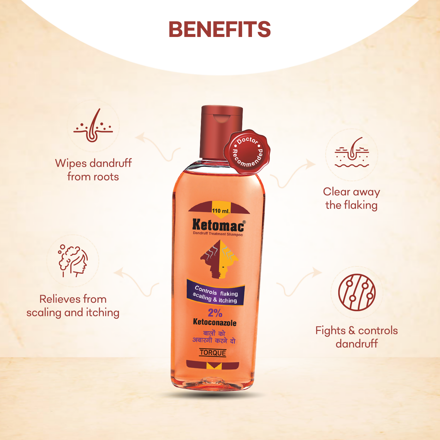 Torque's Ketomac Dandruff Treatment Shampoo - Distacart