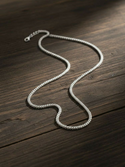 NVR Men's Silver Plated Stainless Steel Chain - Distacart