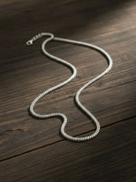 Thumbnail for NVR Men's Silver Plated Stainless Steel Chain - Distacart