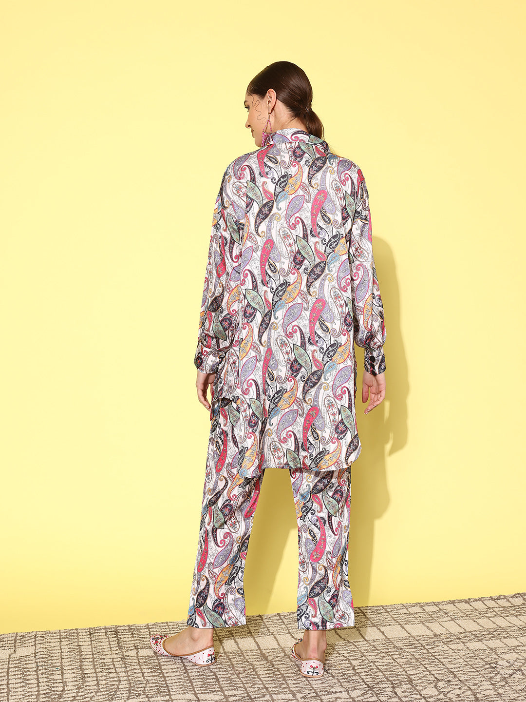 Yufta Women Printed Shirt with Trousers - Distacart