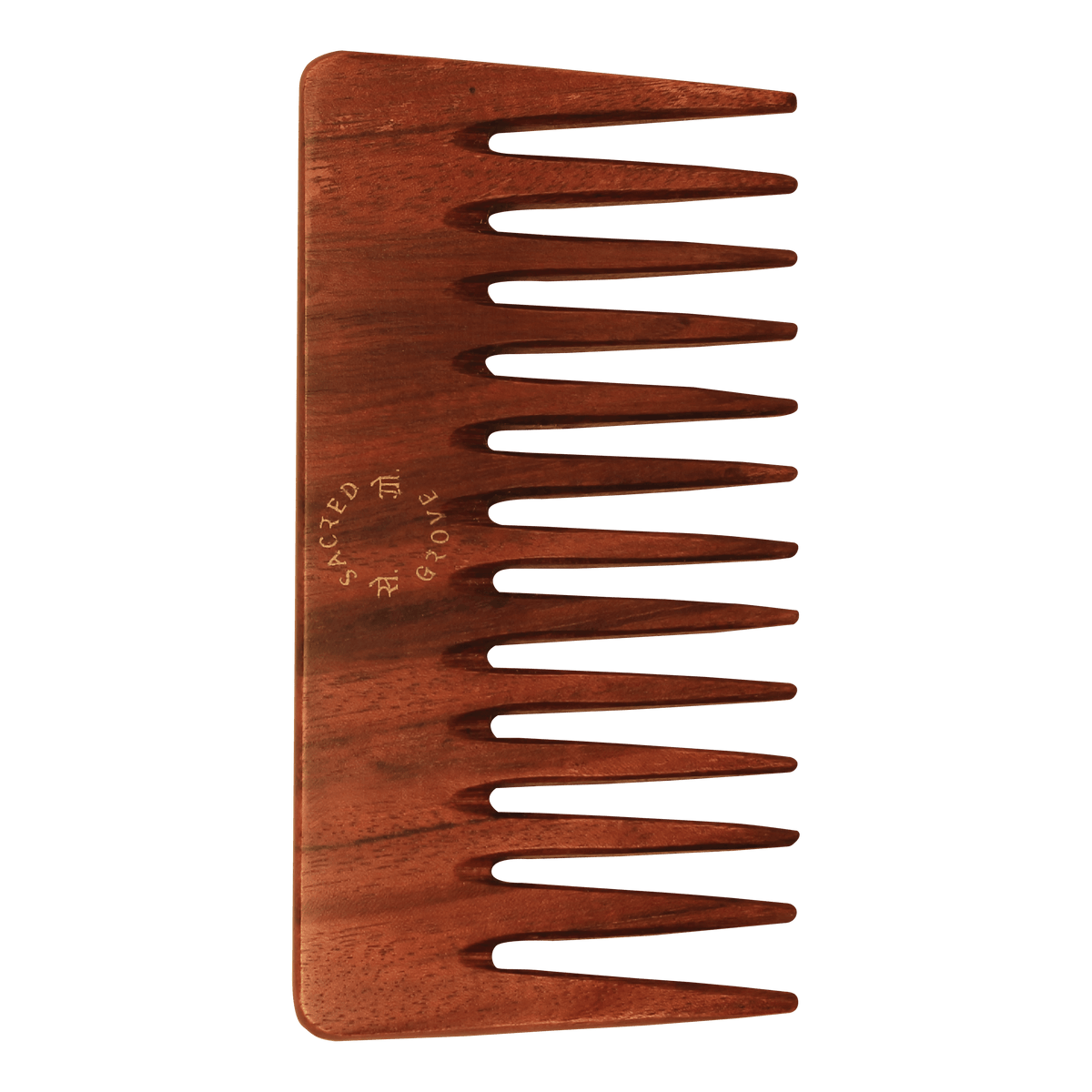 Sacred Grove Wide Tooth & Detangling Teak Wood Comb