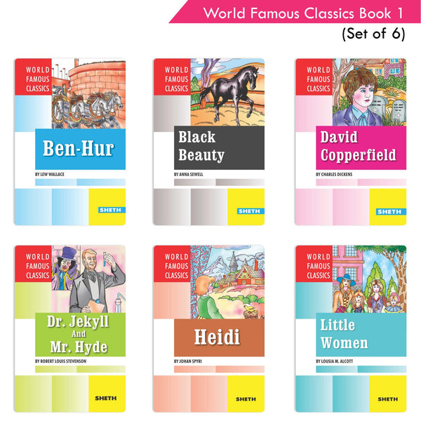 World Famous Classics Book 1 (Set of 6)| Ages 8-15 Year