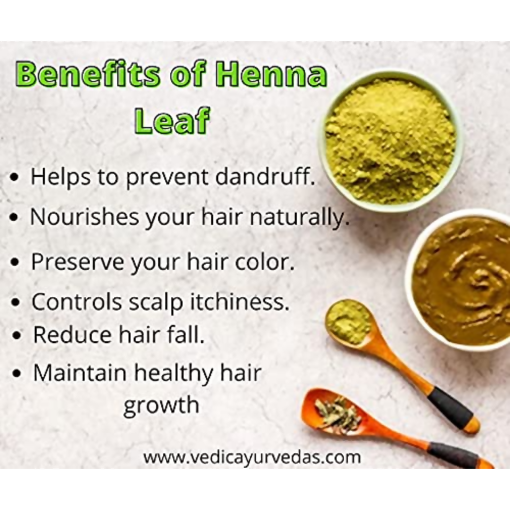 VedicAyurveda Henna Leaf Powder - Dista