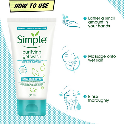 Simple Purifying Gel Face Wash - Distacart