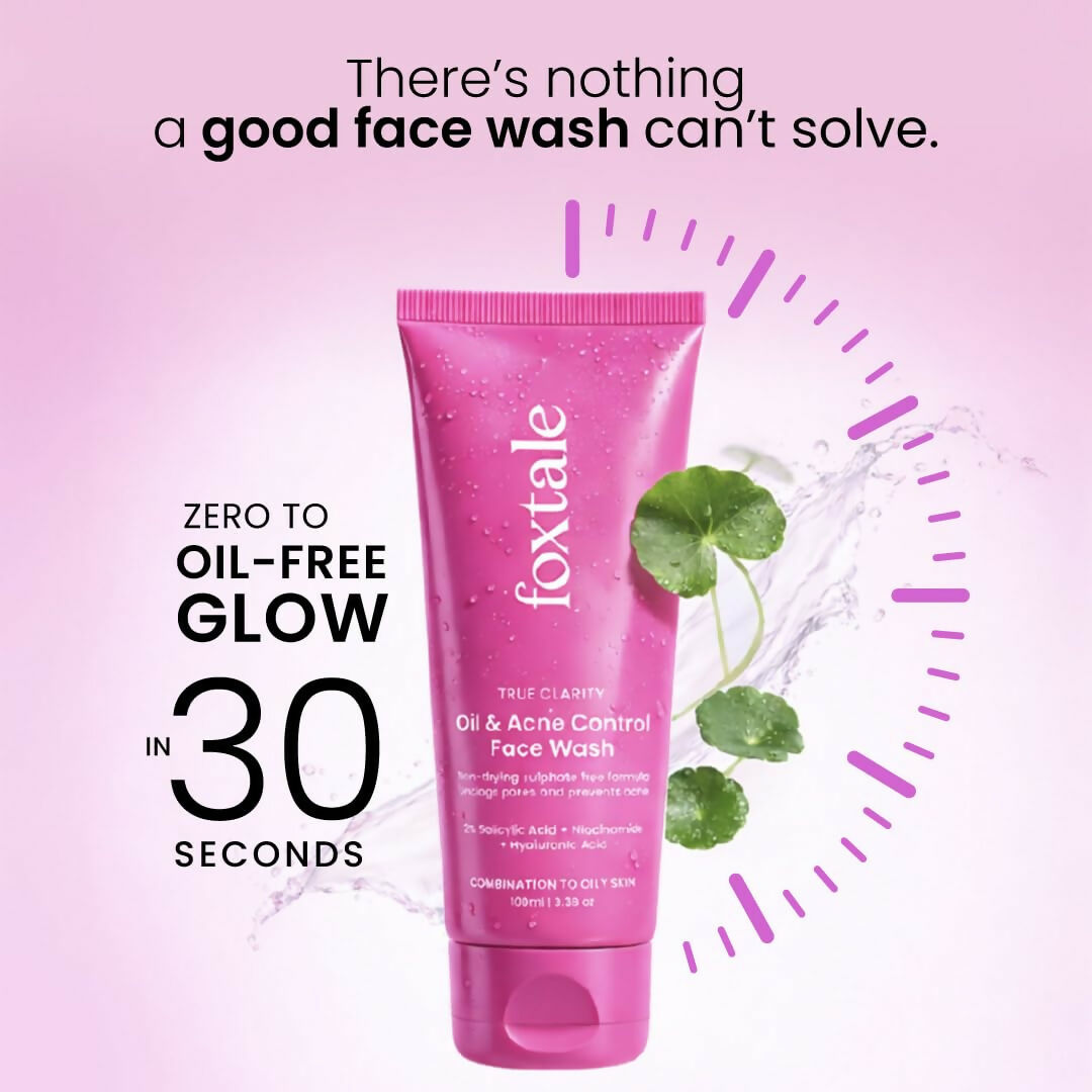Foxtale Oil & Acne Control Face Wash - Dista