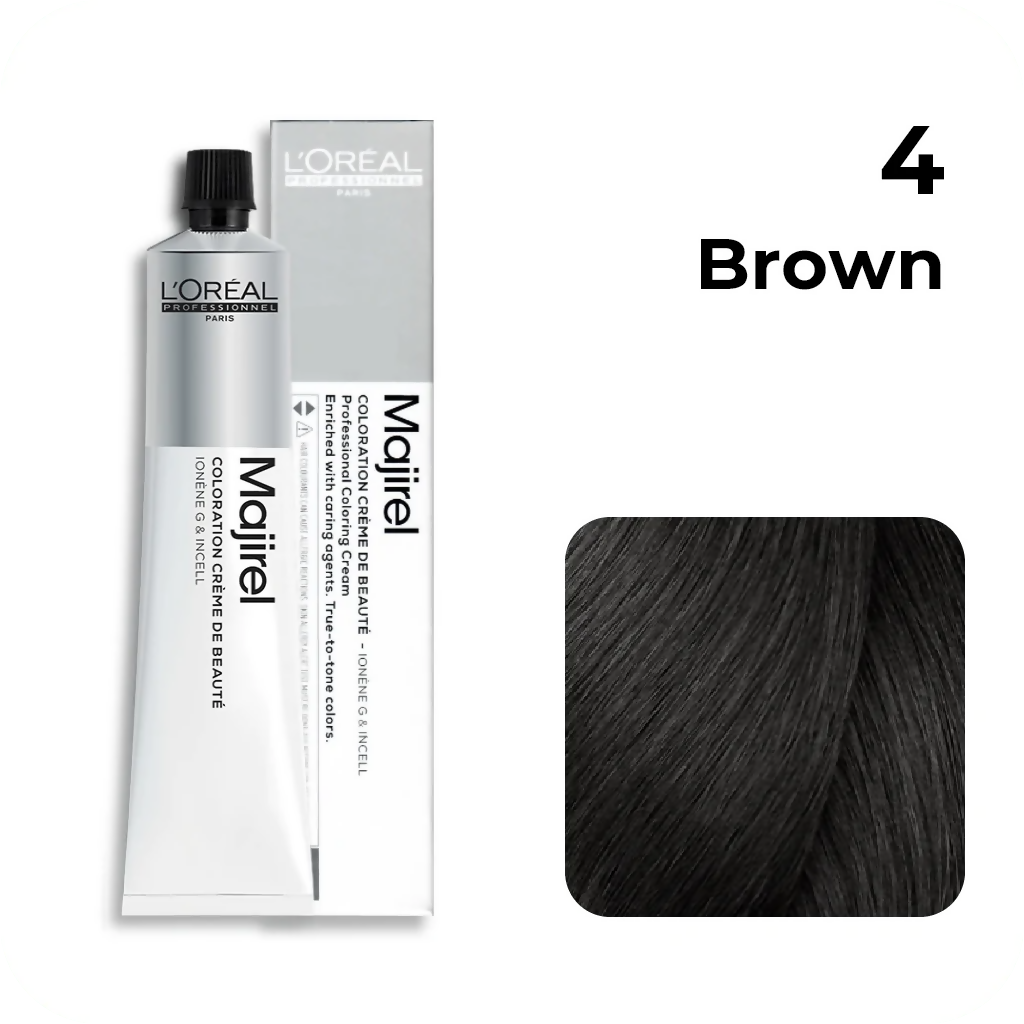 Loreal Professional Majirel Hair Color 04 Brown - Distacart