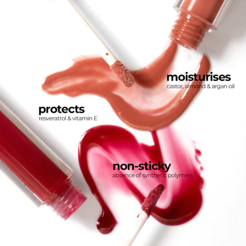 Ruby's Organics Lip Oil Gloss Minis Pack - Sunset - Distacart