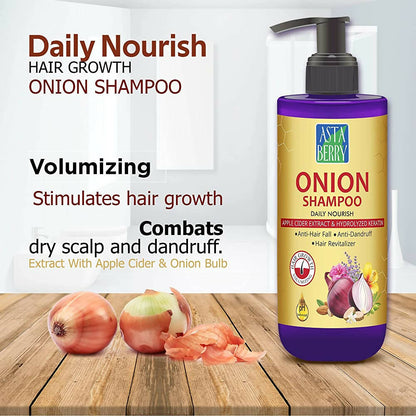 Astaberry Onion Hair Shampoo - Distacart