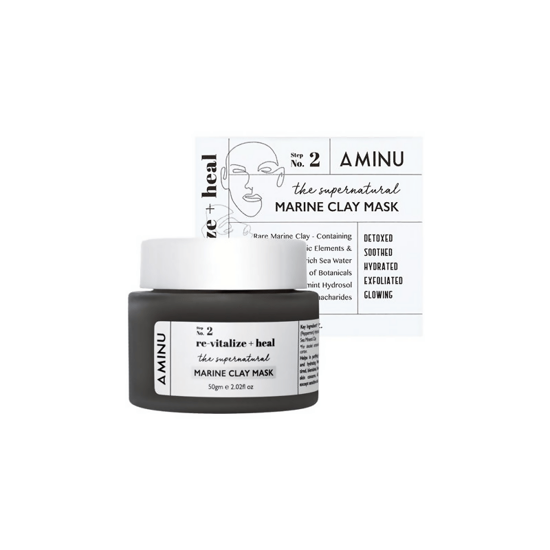 Aminu Marine Clay Mask For Sensitive & Acne Prone Skin - Distacart