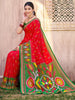Shree Shyam Fashion Red Pochampally Silk Saree - Distacart