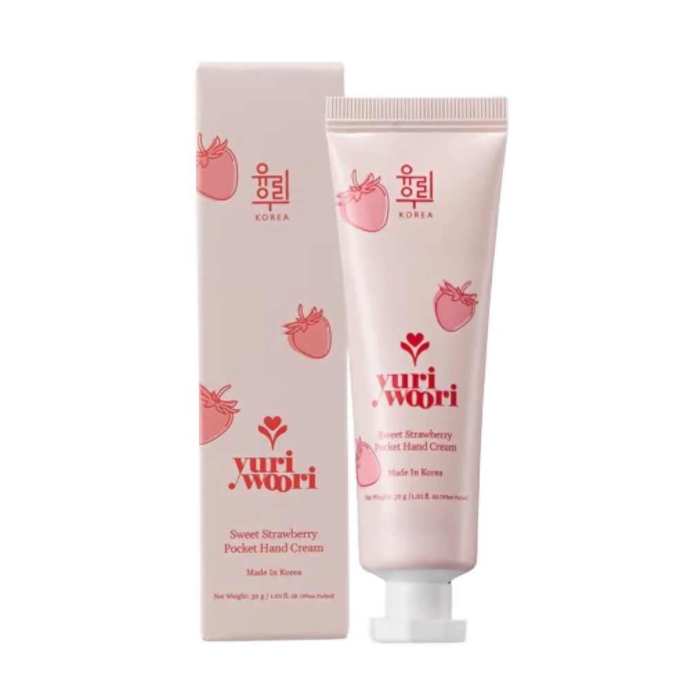 Yuri Woori Sweet Strawberry Pocket Hand Cream - Dista