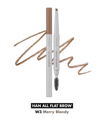 Rom&nd Han All Flat Brow - W3 Merry Blondy - Distacart