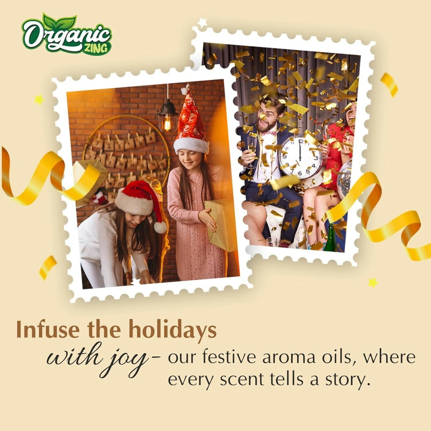 Organic Zing Pine Aroma & Diffuser Oil for Festive Season - Distacart