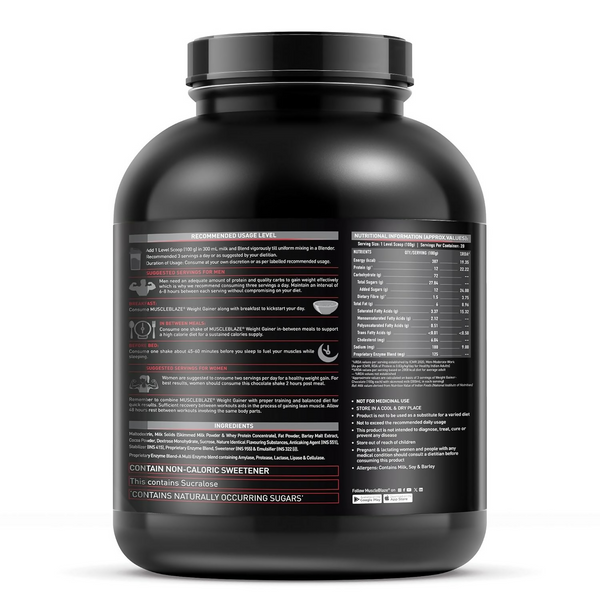 MuscleBlaze Weight Gainer With Added Digezyme Powder
