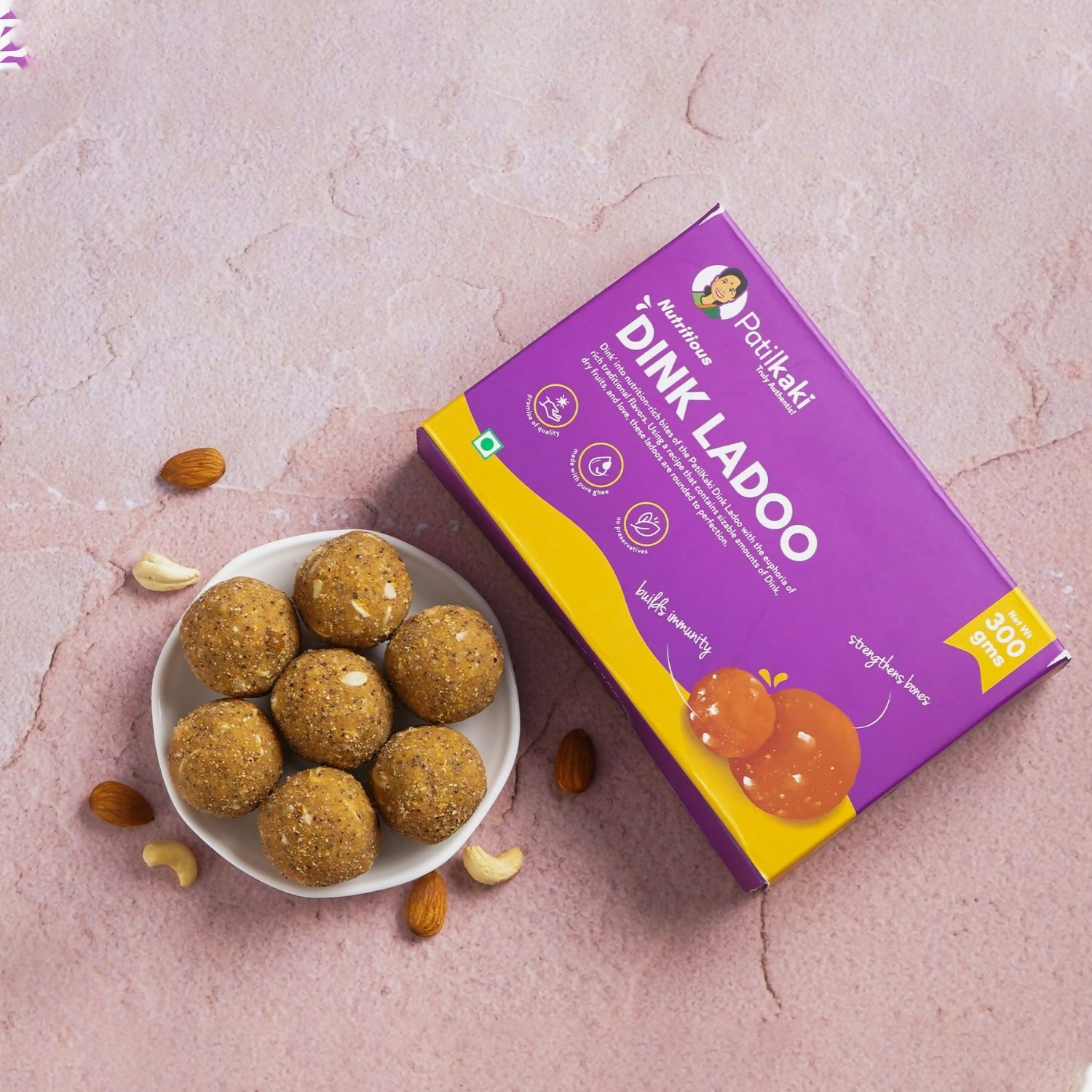 Patilkaki Dink Ladoo - Distacart