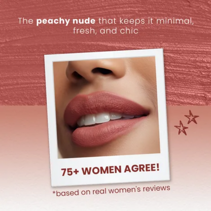 NY Bae Velvet Mousse Liquid Lipstick - Flirty Nude 07 - Distacart