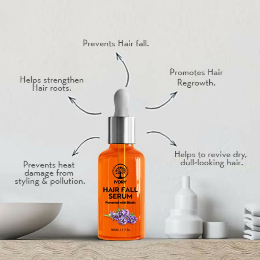 Ivory Natural Hair Fall Serum For Hair Fall & Soothes Scalp, For Men & Women - Distacart