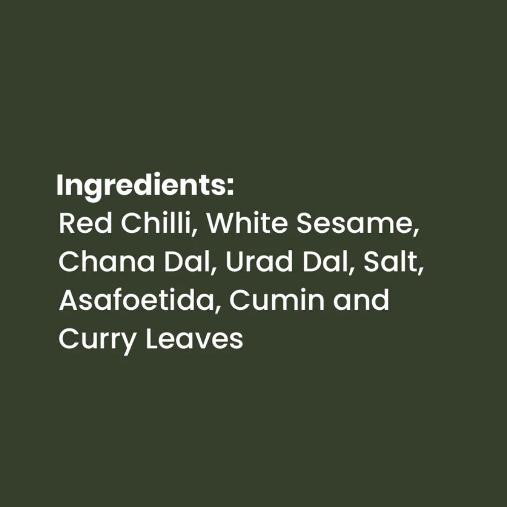 Crista Spices Moolgapodi South Indian Seasoning - Distacart