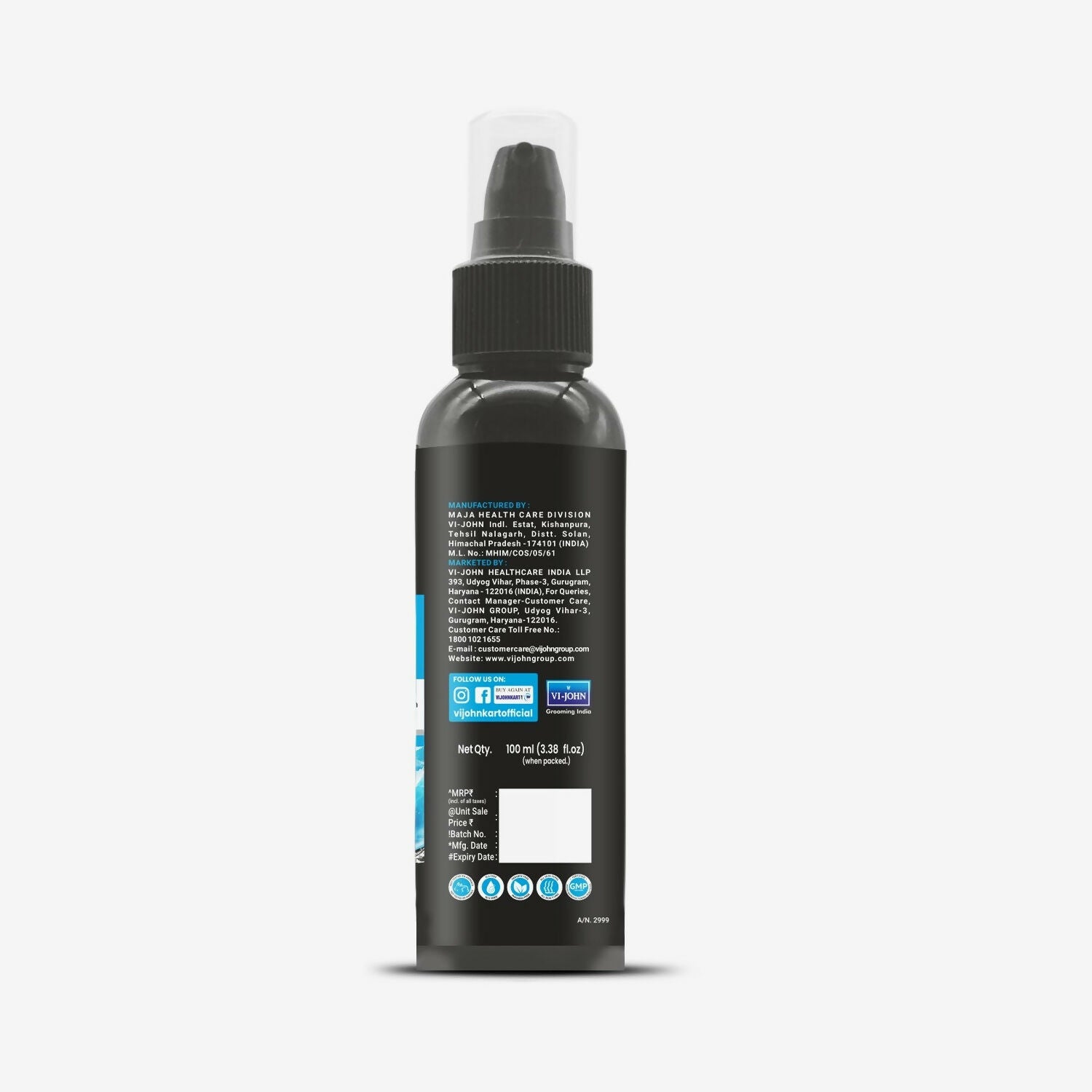 VI-JOHN Master Stroke Calming Aqua Face Wash Deep Hydration And Clearer Skin For All Skin Type